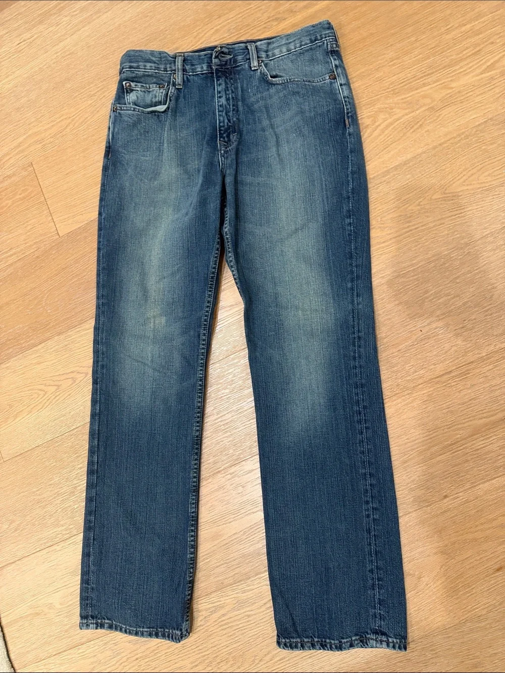 Banana Republic Men's Medium Blue Straight Fit Jeans W33 L32 33x32